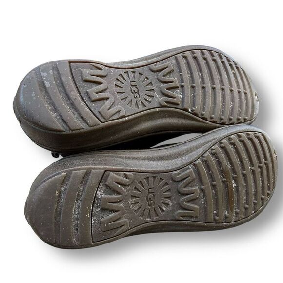 UGG Neevah Shearling Lined Short Ankle Women's Black Suede Size 8 Winter Casual - Picture 10 of 14